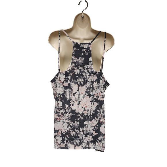 STUDIO Y -Women's Plus XXL Boho Sequin Accent Racer Back Color Gray/Pink Top - Picture 3 of 8